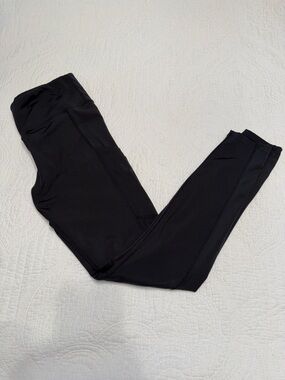 High-Waist Black Performance Leggings - Women